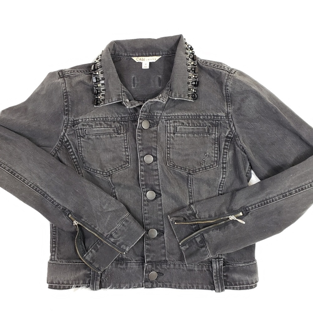 CAbi Studded Denim Jacket